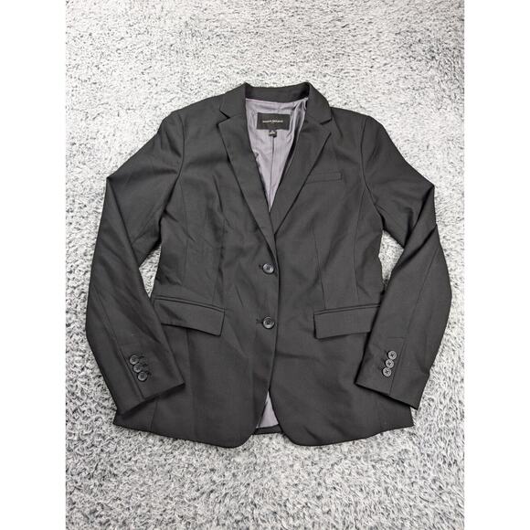 Banana Republic Jackets & Blazers - Banana Republic Jacket Women 6 Black Stretch Lined Two Button Blazer Classiccore